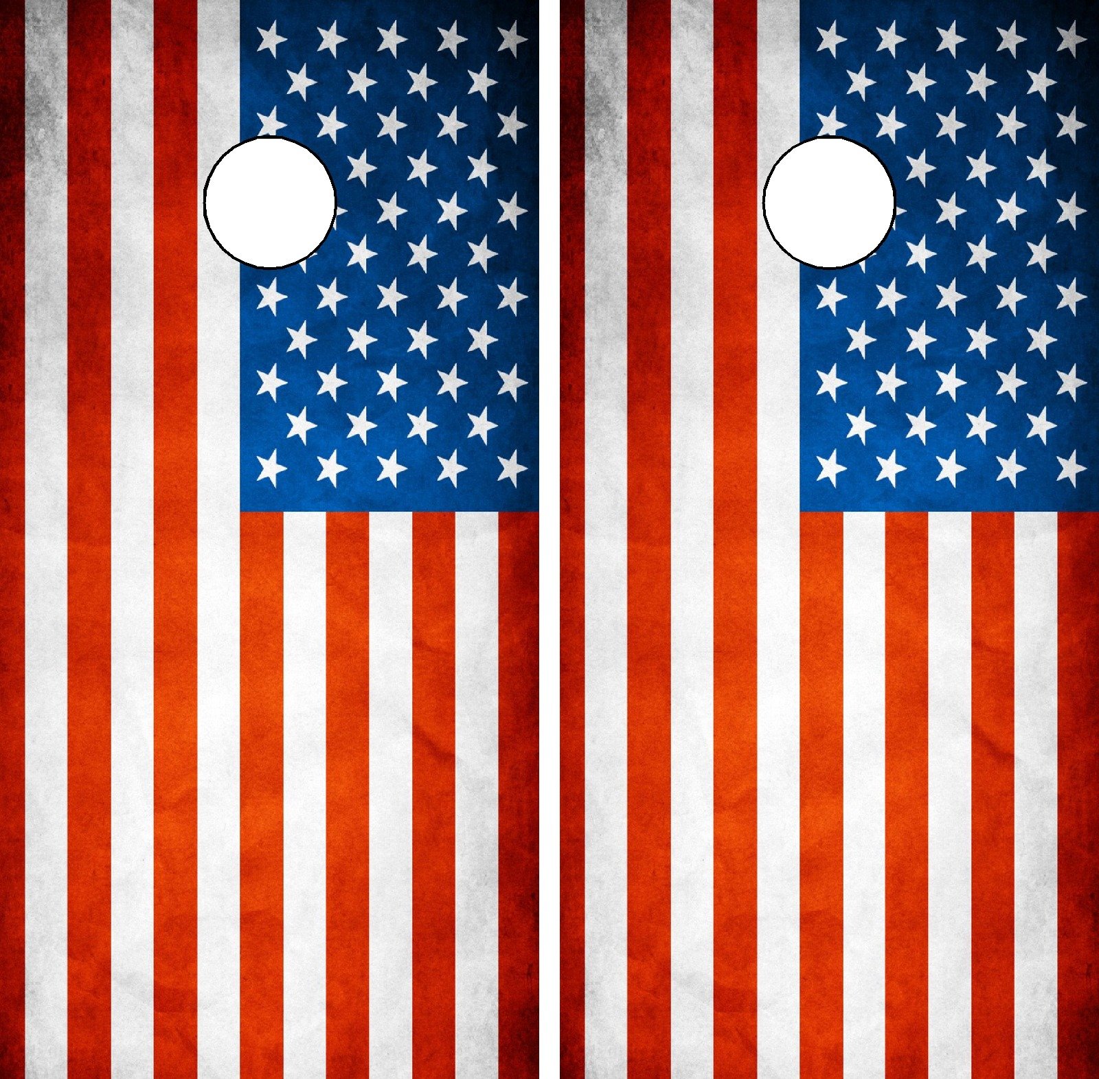 GRAPHIX EXPRESS Cornhole Board Wraps - Wraps for Boards - Cornhole Decals for Boards - Cornhole Vinyl Board Wrap - Skins for Boards - C191 American Flag