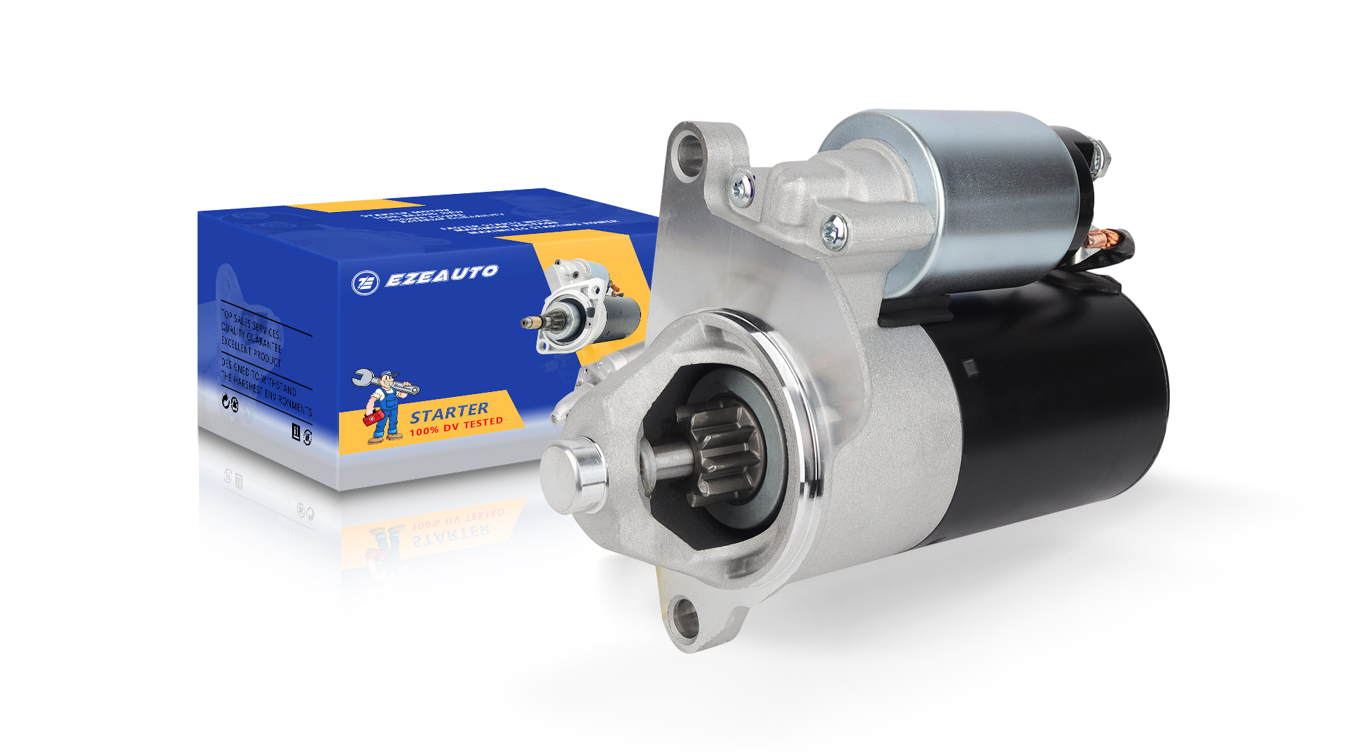 Image of Ezexpreze Starter for 4L Ford Explorer 1997-2010, Explorer Sport Trac 2001-2010, Mustang 2005-2010, Ranger 1997-2011, Aerostar 1997, for 4L Mazda B4000 1998-2007, for 4L Mercury Mountaineer 1998-2010