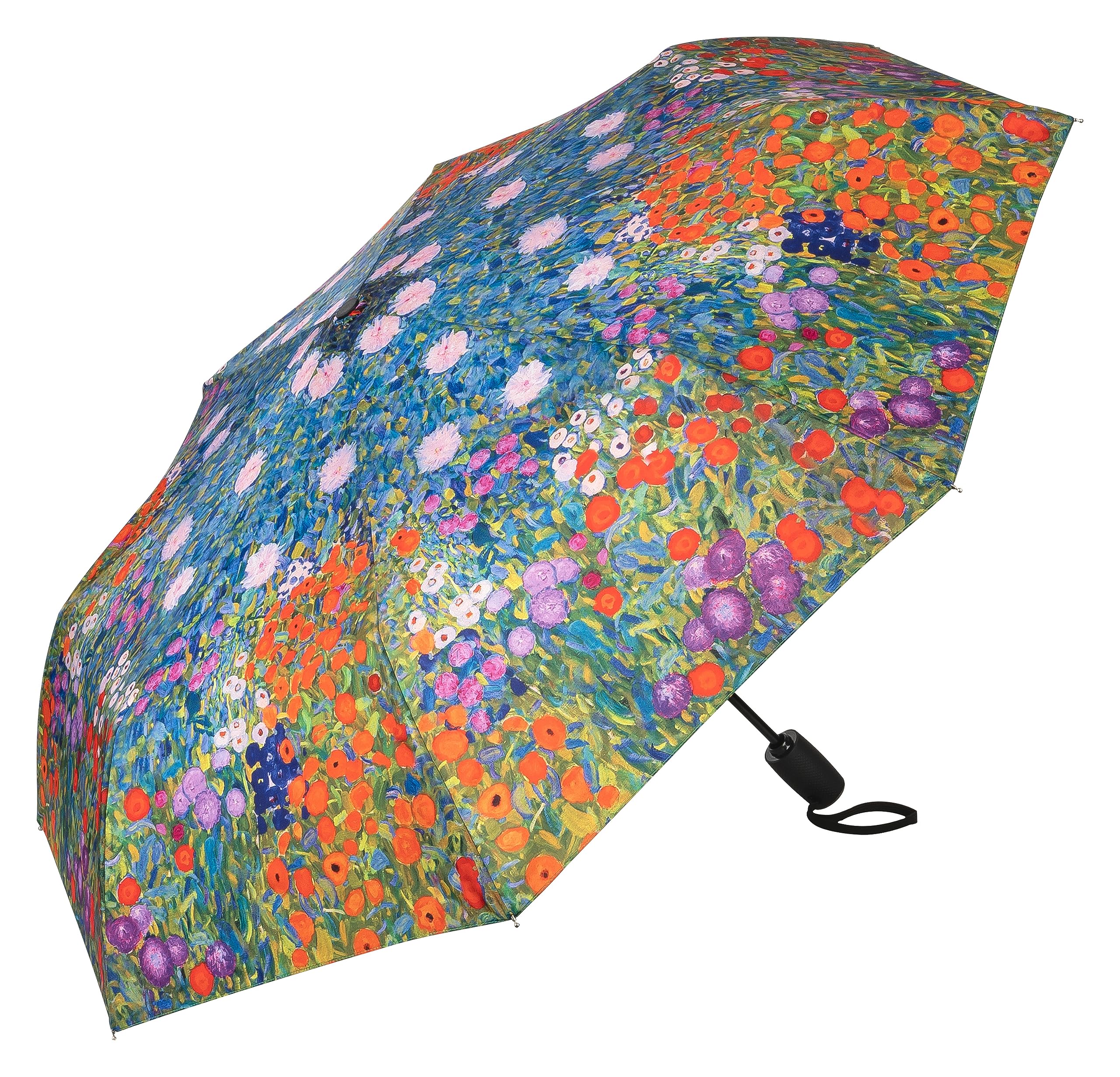 VON LILIENFELD parasol kieszonkowy Gustav Klimt rolnik sztuka ogrodowa wiatroodporny automatyczne otwieranie-zamykanie stabilny lekki kompaktowy