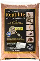 Carib Sea SCS00711 Areia de substrato de cálcio para répteis, 4,5 kg, rosa do deserto