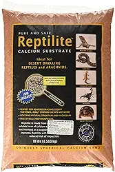 Carib Sea SCS00711 Areia de substrato de cálcio para répteis, 4,5 kg, rosa do deserto