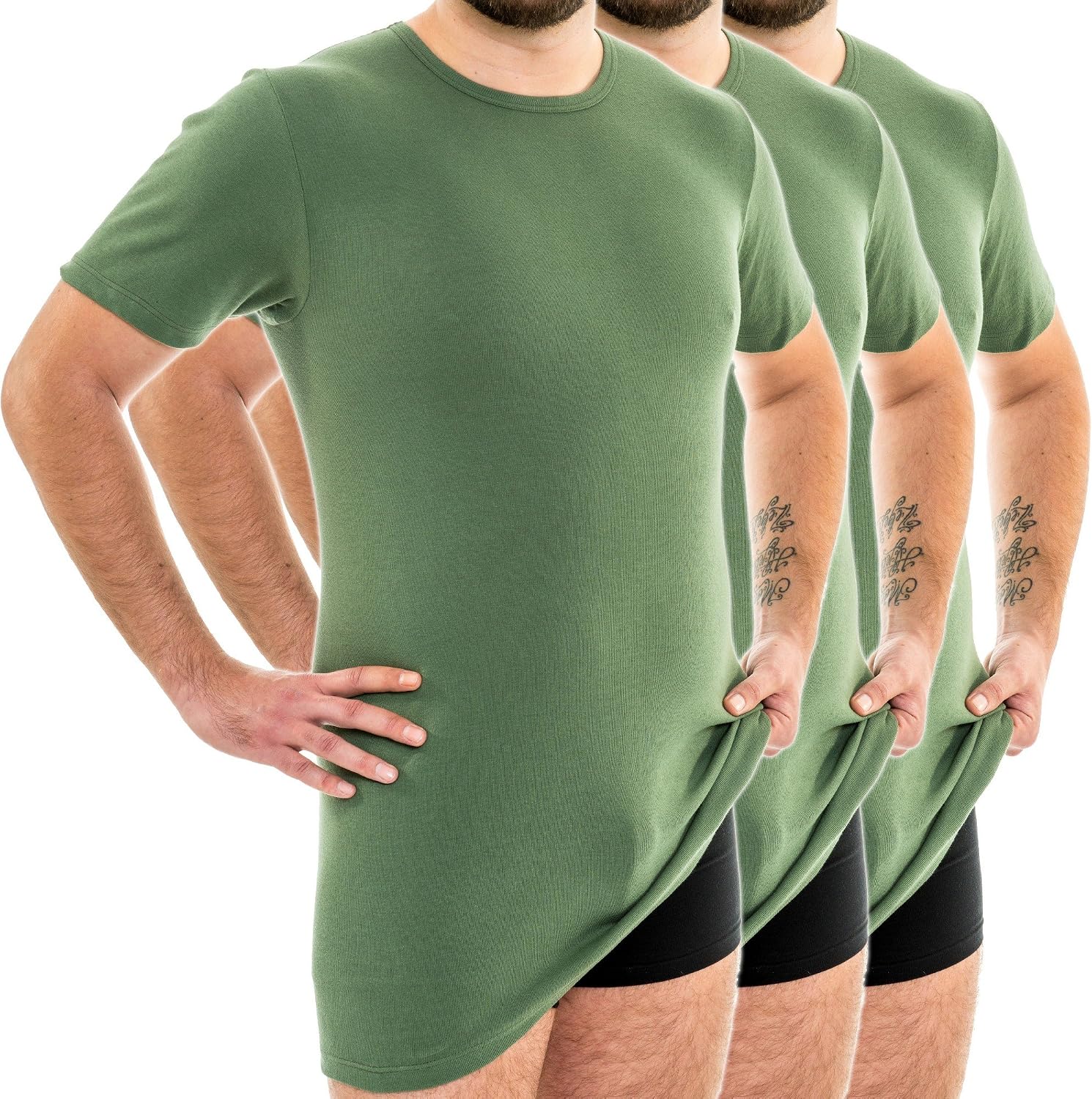 HERMKO 3847-3 Men's Short-Sleeve 