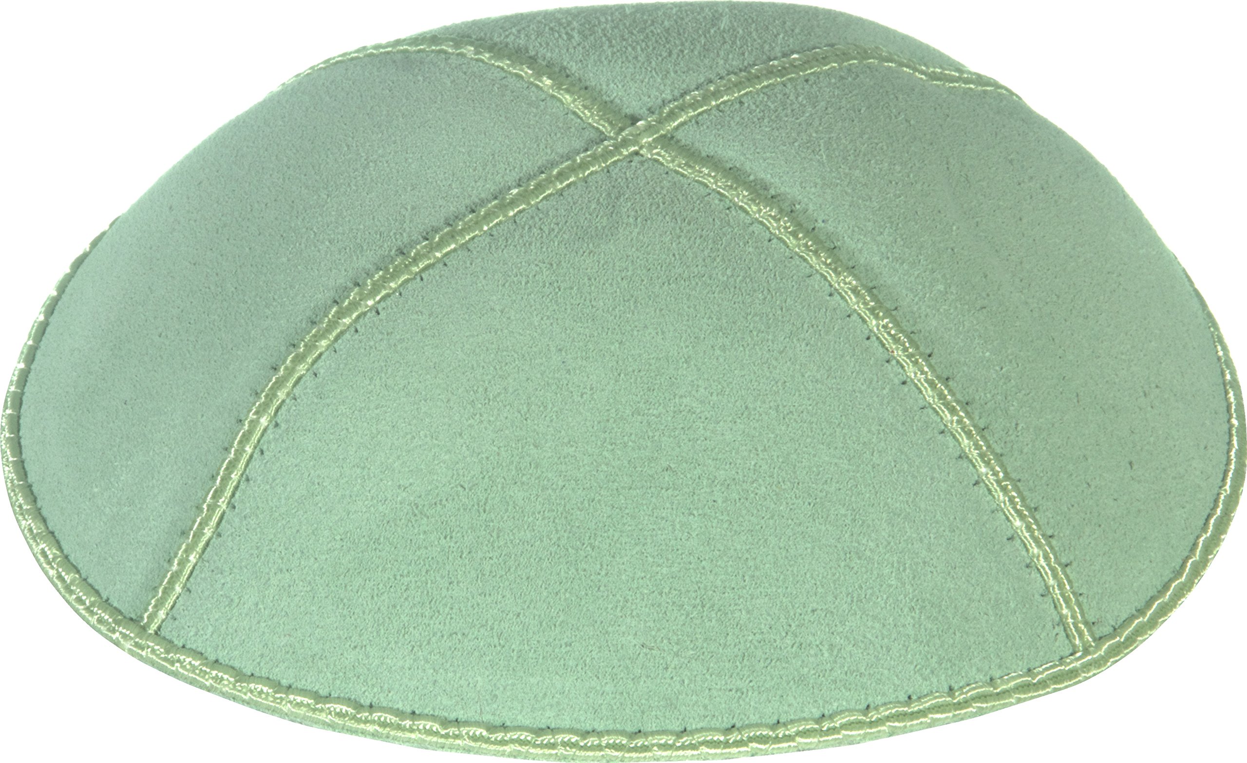 Rimmon Judaica Plain Genuine Suede Kippah with 4 Sections