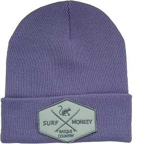 Surf Monkey Gorro con Dobladillo para Hombre/Mujer Talla única