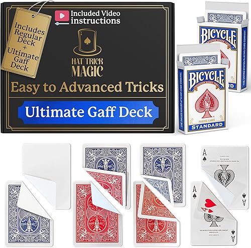 Miniatura 13 de Barajas de cartas de juego para ciclistas (parte trasera en blanco, caja roja)