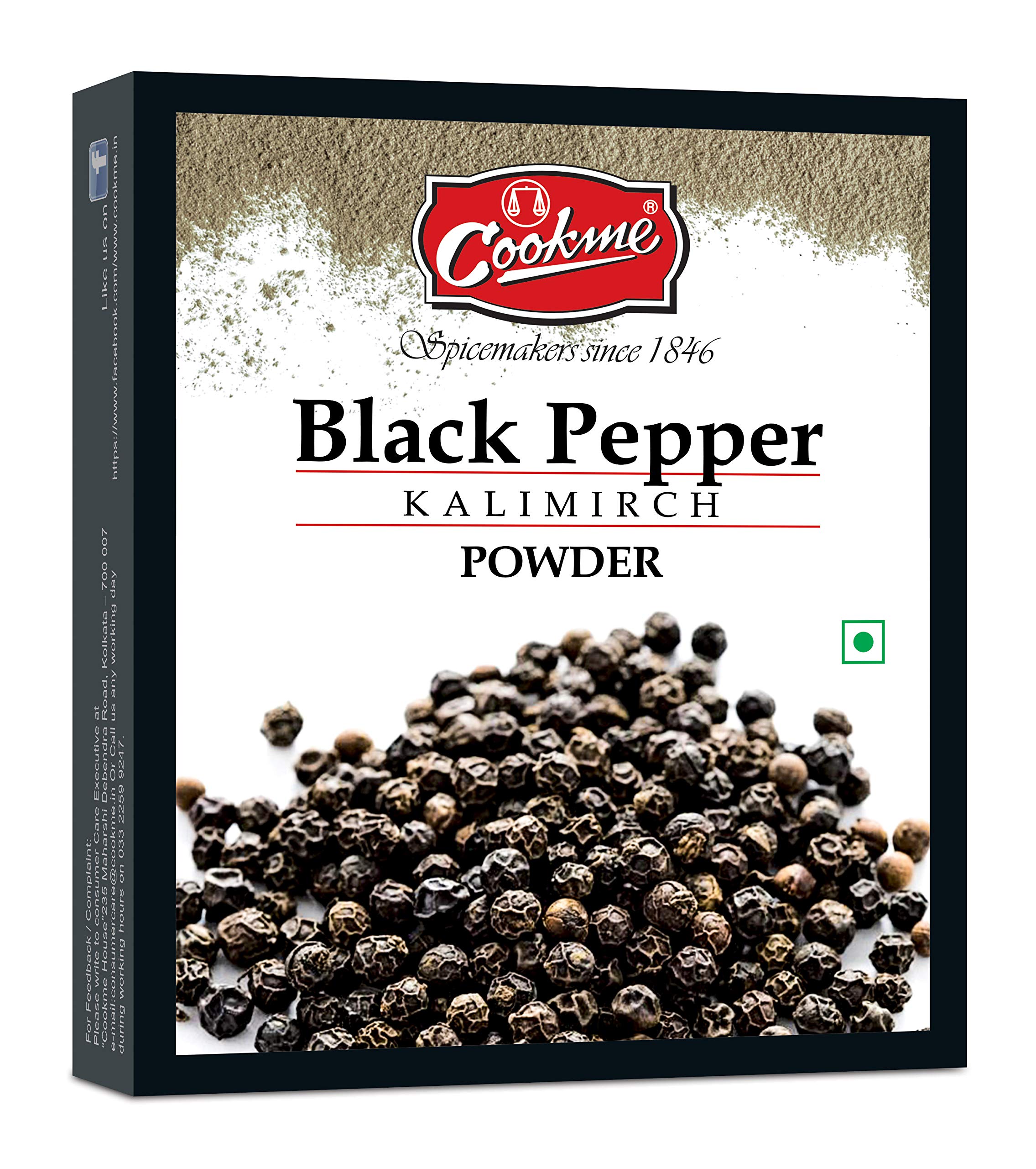 Cookme Black Pepper Powder 50g (B09RK9Y9JM) Amazon Price History, Amazon Price Tracker