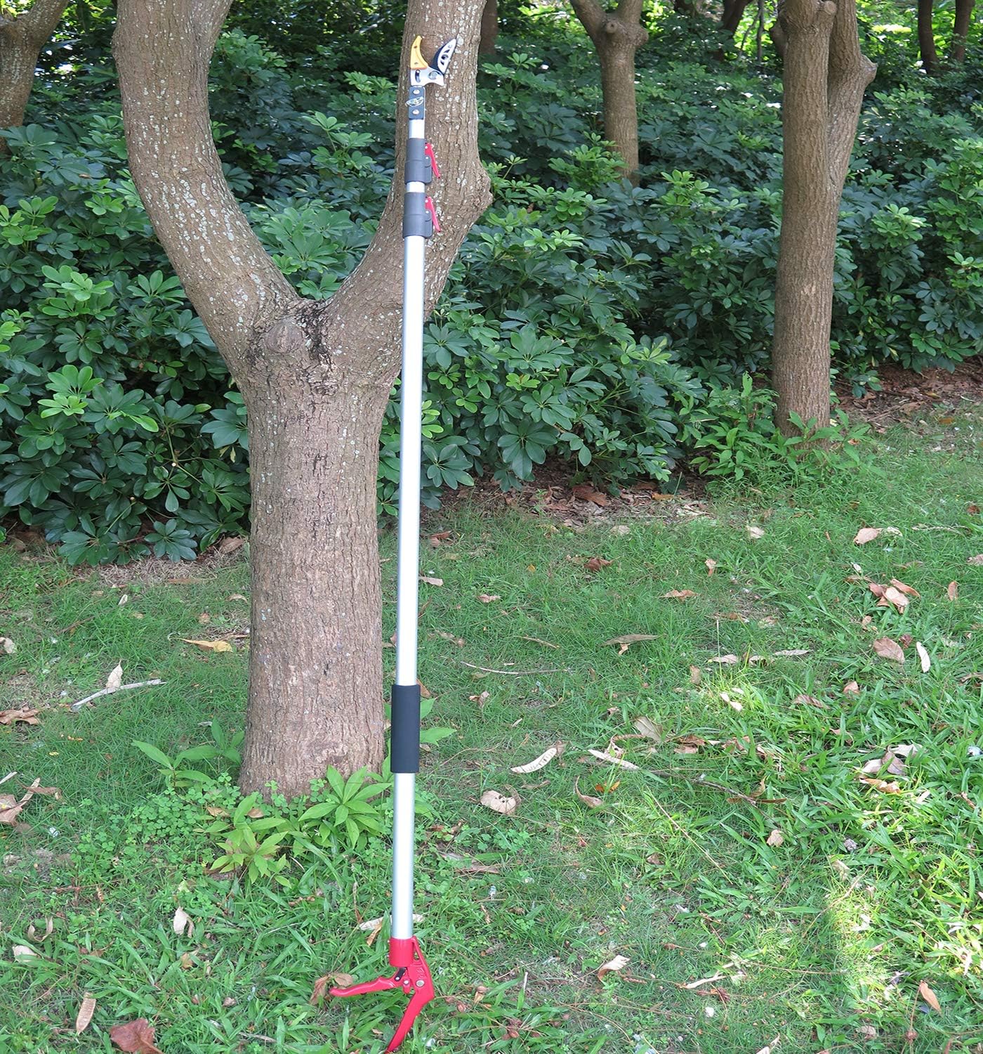 Bіg Sаlе Mesoga 4.6-10 Foot Extendable Tree Pruner, Cut and Hold Pruning Trimmer, Long Reach Pole Saw, Telescoping Fruit Picker, Branches Bypass Lopper