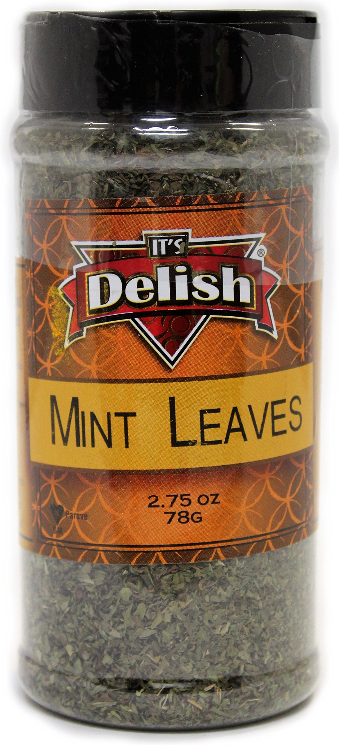 It's Delish Feuilles de menthe séchées 2.75 oz pot moyen