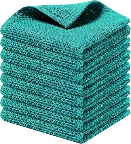 Miniatura 682 de Kitinjoy - Paños de cocina 100% algodón, paquete de 6 paños de cocina ultra suaves y absorbentes para secar platos, toallas de cocina de secado