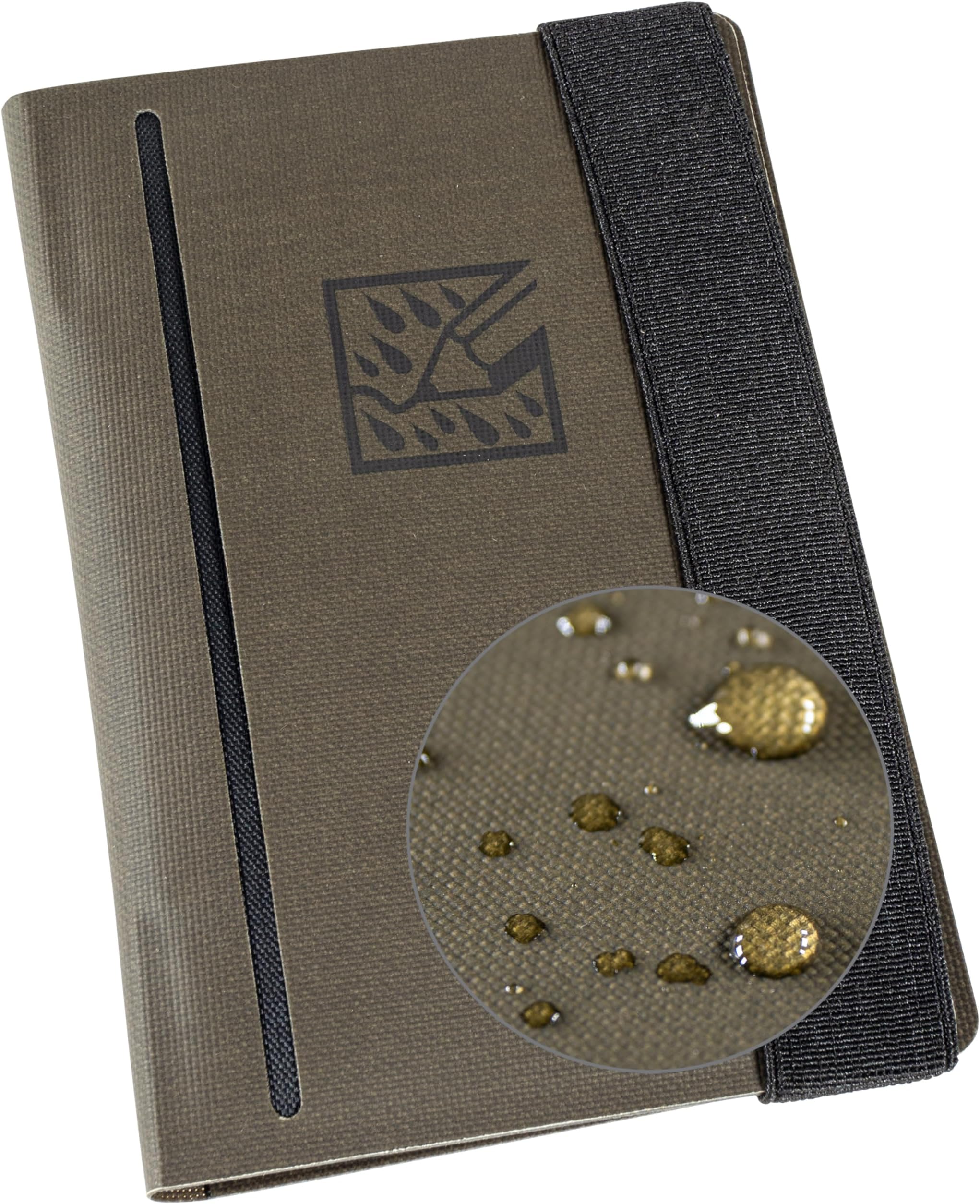 Rite in the Rain Monsoon Field Wallet, 3.5” x 5.5”, EDC, Water Resistant TPU fabric (No. P971-M)