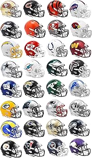 All 32 NFL Current Riddell SPEED Revolution Mini Football Helmets - All New in Individual Riddell Boxes