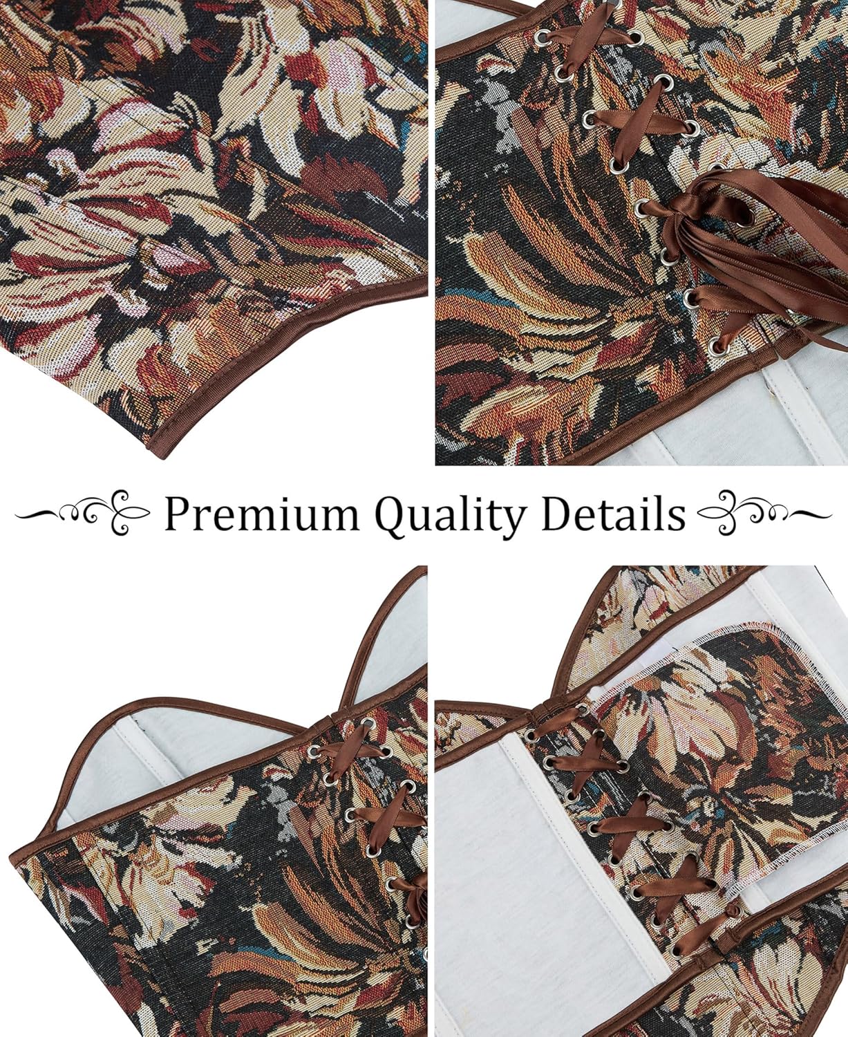 Alivila.Y Fashion Womens Sexy Vintage Renaissance Corset Bustier Lingerie - Image 4