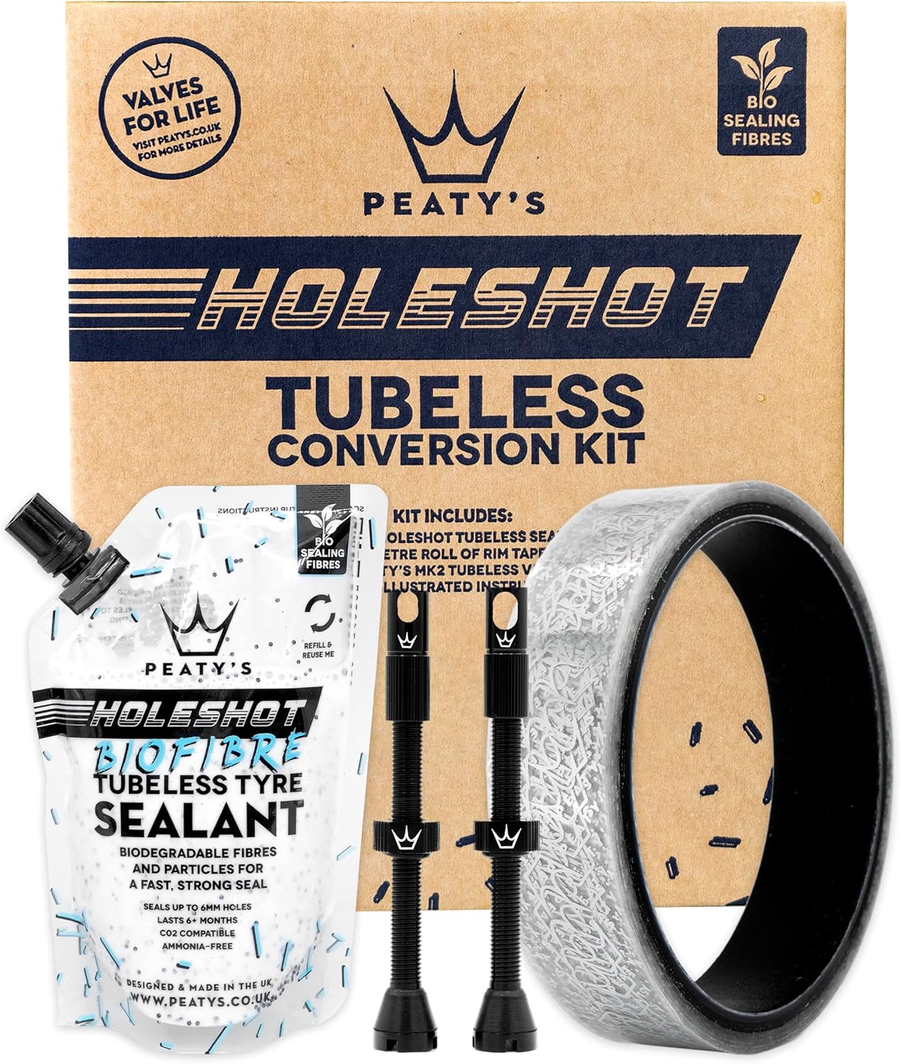 Peaty’s Tubeless Wheel Conversion Kit Enduro, DH, Gravel & Road Bike