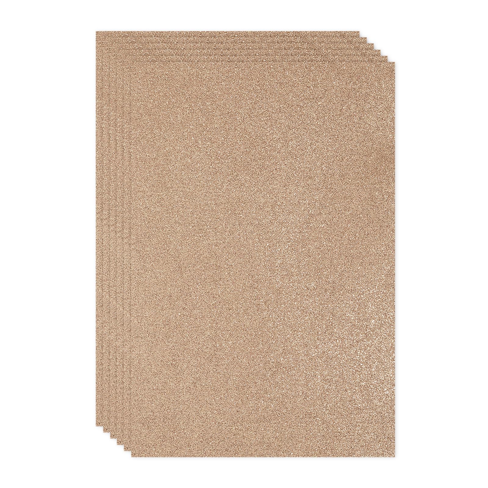 Mousse EVA pailletée PATIKIL marron pour créer des décors de table d'automne - 8