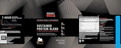 Vista 13 de GNC AMP - Mezcla de proteínas de liberación sostenida, 1