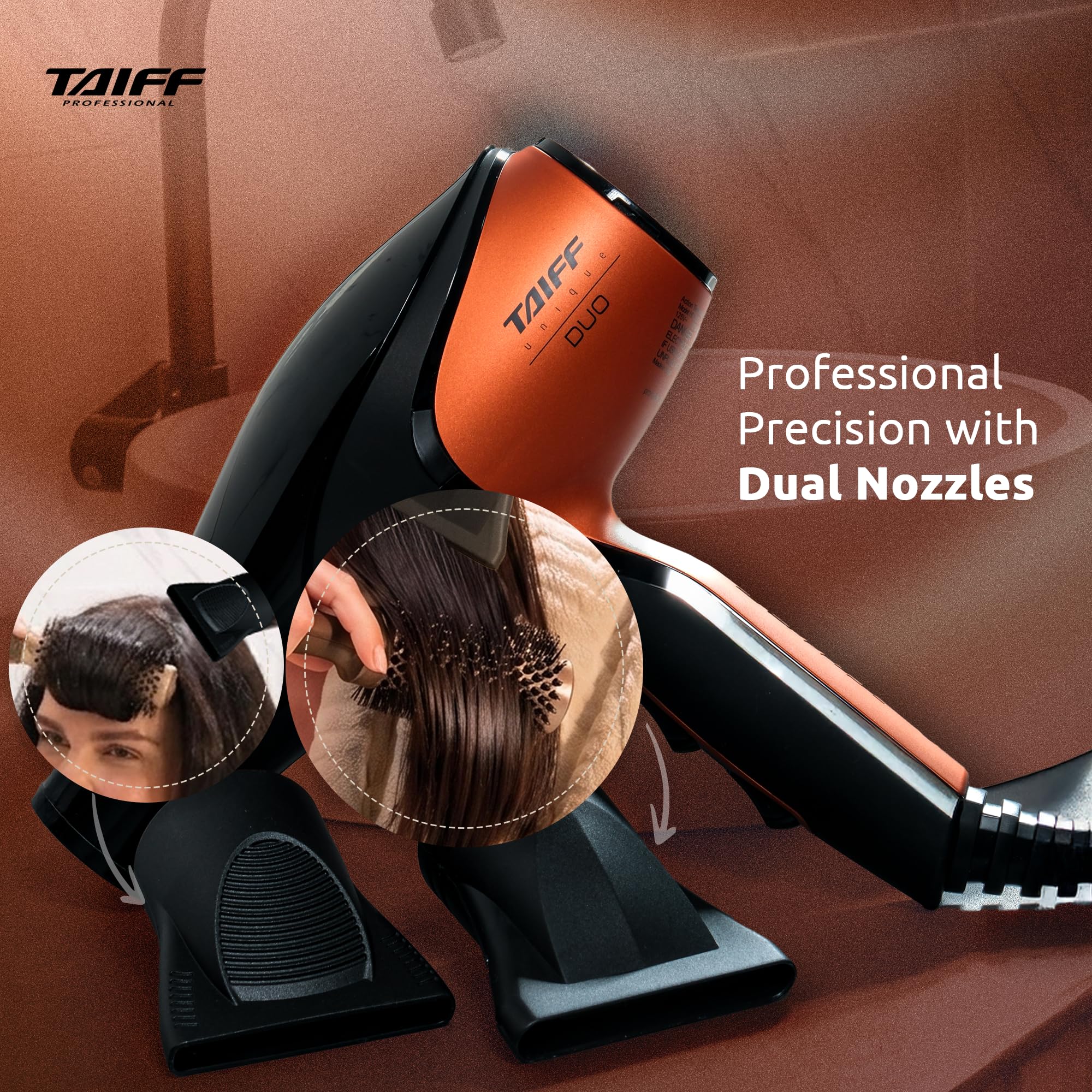 Amazon.com : TAIFF Unique Duo Professional Hair Dryer | 127V 