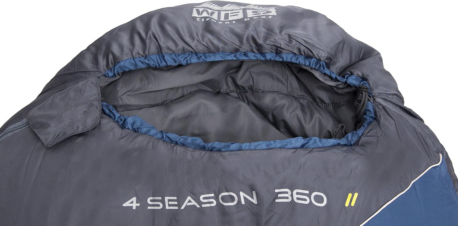 World Famous Sports -25 Degree Mummy Sleeping Bag Blue
