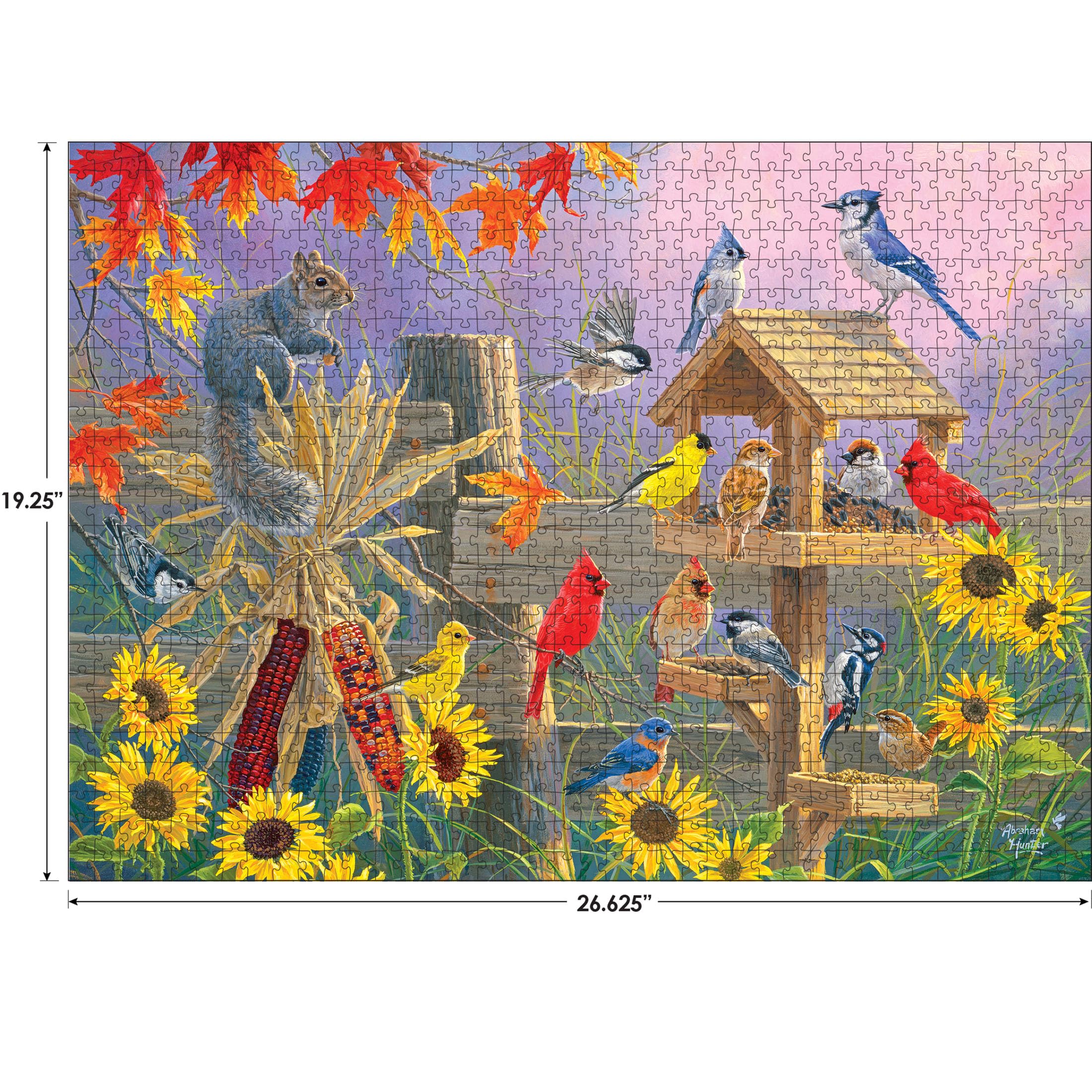 Amazon.com: RoseArt - Abraham Hunter - Autumn Gathering - 1000