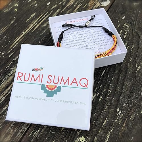 Vista 76 de Rumi Sumaq Pulseras con lazo de bandera del orgullo y el país, macramé tejida anudada a mano, cola de pez y trenzada, pulseras unisex ajustables