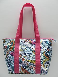 Good Bag Insulated Lunch Bag Portable Carry Storage Lunch Tote Bag (MultiFlowers Pink)