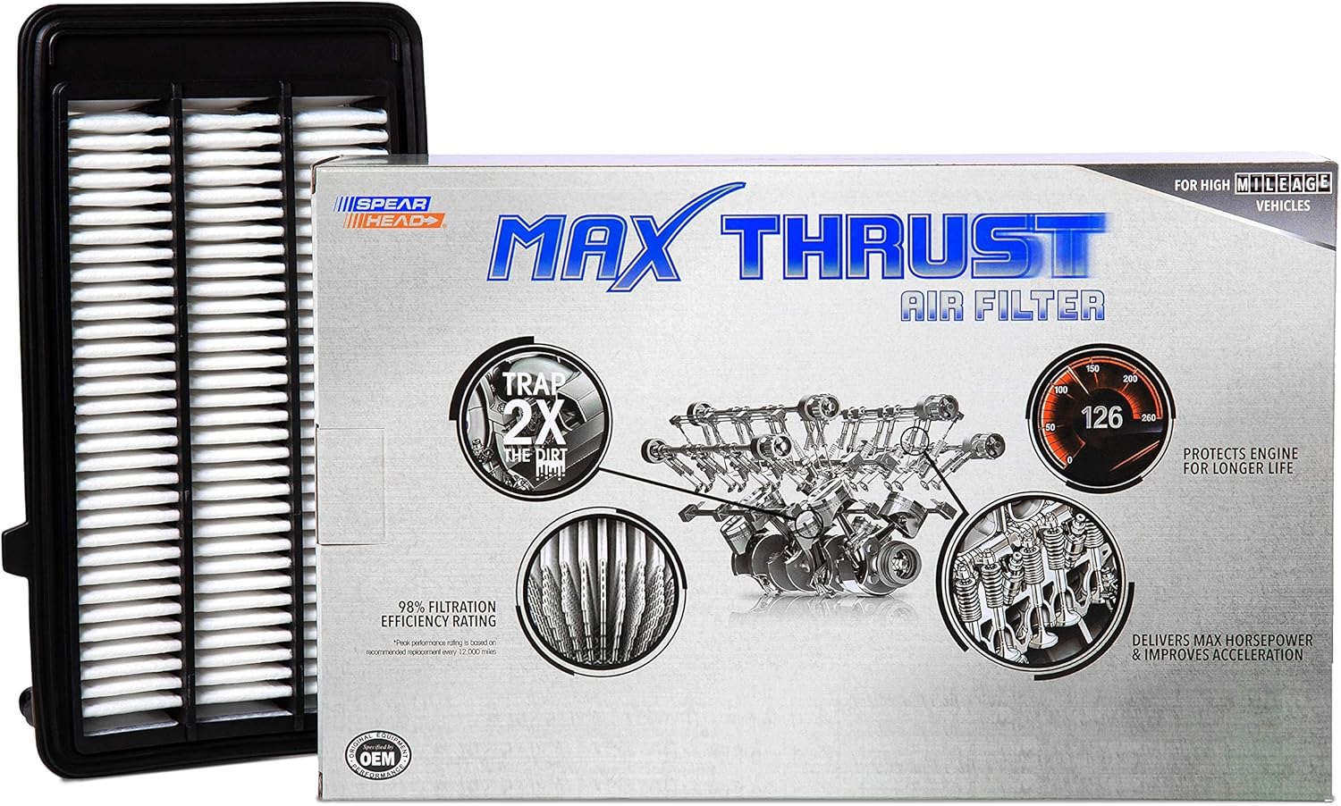 Spearhead Max Thrust Engine Air Filter (MT-050) for Honda Civic 1.5L Turbo