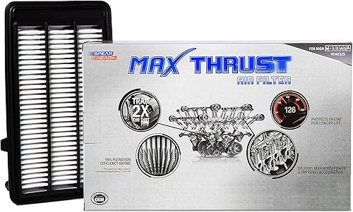 Miniatura 30 de Spearhead MAX THRUST - Filtro de aire para motor, para vehículos de bajo y alto kilometraje, aumenta la potencia y mejora la aceleración
