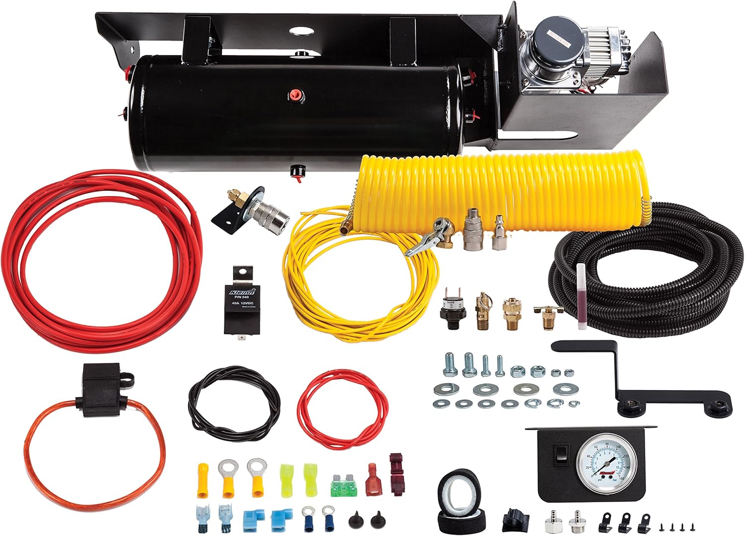 Kleinn Air Horns SDOBA-6350 Bolt-On Onboard Air System for Ford F-250/F-350 Super Duty Diesel Trucks