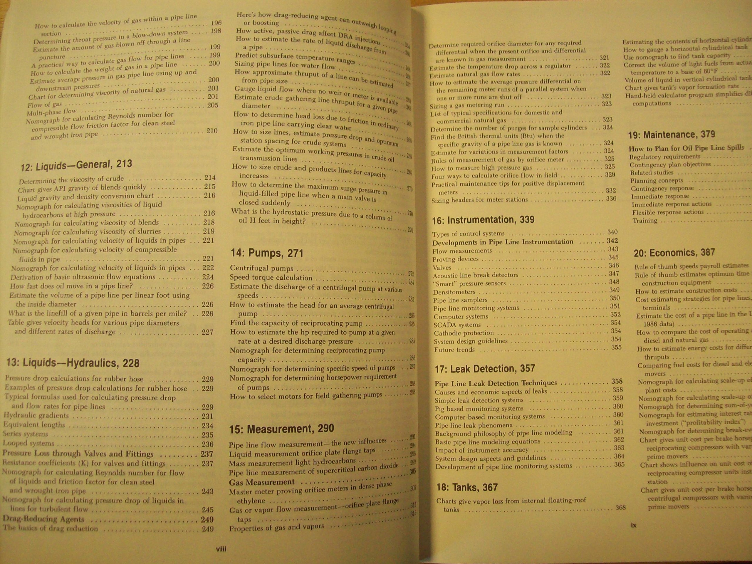 Pipeline Rules of Thumb Handbook