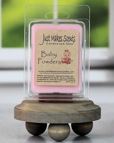 Miniatura 2 de Paquete de 2 – Cera de soja perfumada con aroma a polvo para bebé Just Makes Scents