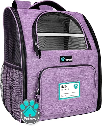 PetAmi Dog Backpack Carrier for Small Large Cat, Pet, Puppy,