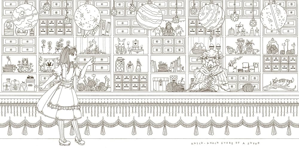 アリスの不思議かわいい物語 : おしゃれな塗り絵BOOK おしゃれな塗り絵BOOK アリスの不思議かわいい物語 | 手塚