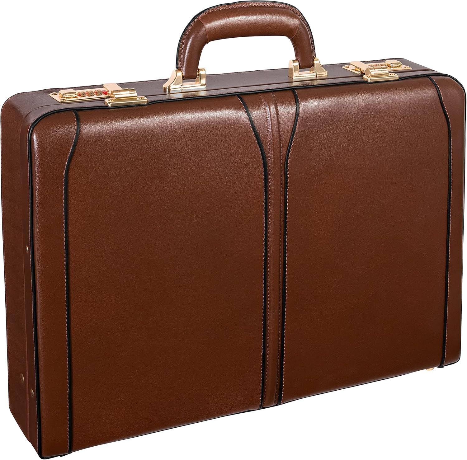 McKleinUSA 80454 Lawson Leather Attache Case, Brown - Image 6