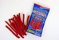 Vista 2 de Red Vines Giros de regaliz, sabor rojo original, caramelo suave y masticable, 4 onzas (paquete de 24)