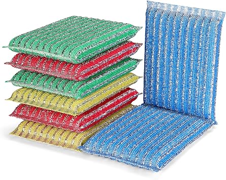 Washing Up Sponge, 8-Pad Non Scratch Dish Sponges for Kitchen, Bath