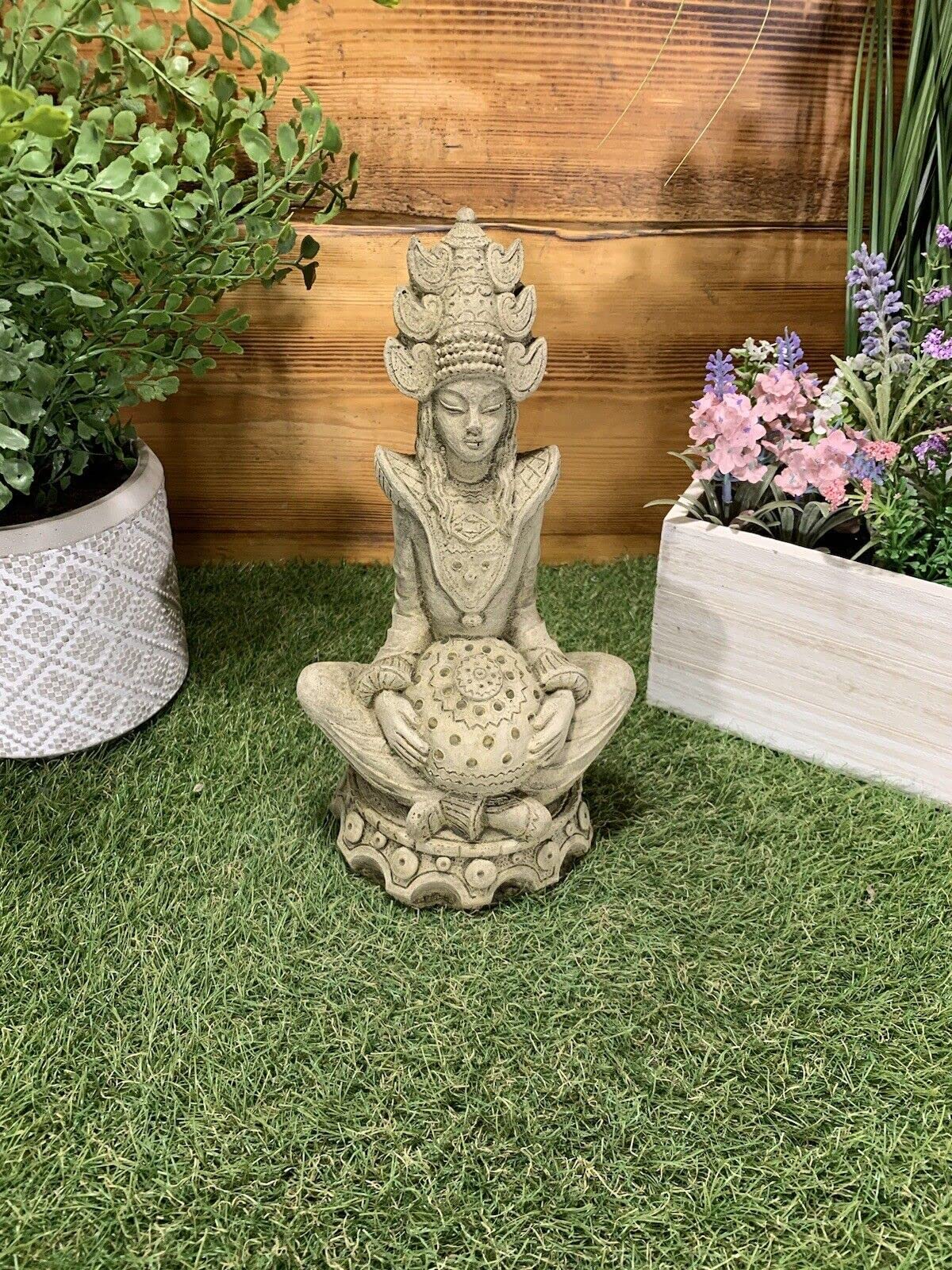 J and L Stone Ornaments Indian Goddess Buddha Buddha Statue Ornament