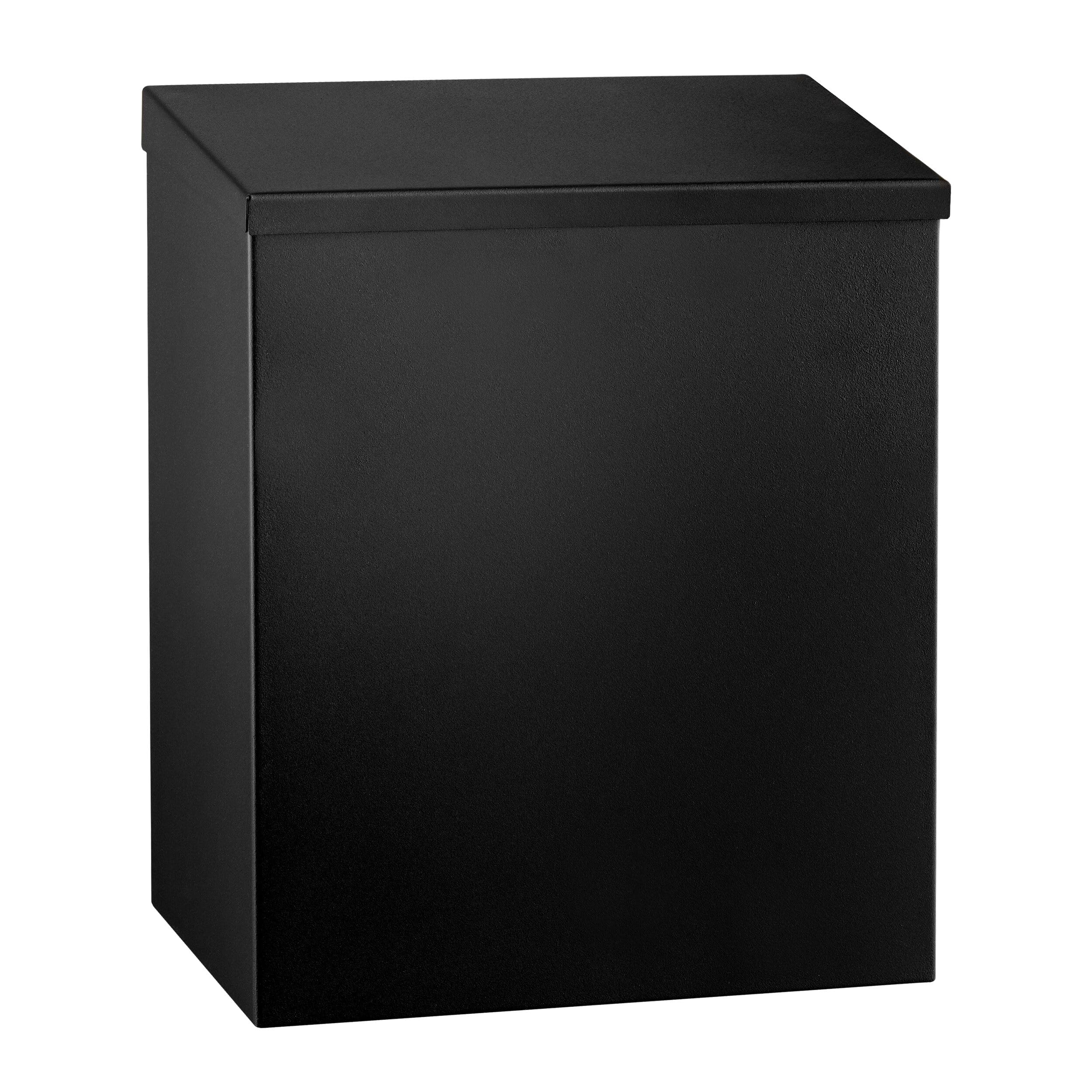 GGM Gastro | WAD7S | Wand-Abfalleimer - 7 Liter - Schwarz