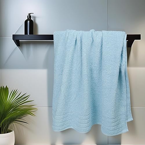 Vista 71 de Tens Towels Paquete de 4 toallas de baño extragrandes de 30 x 60 pulgadas, 100% algodón, más grandes y ligeras, más rápidas de secar, súper suaves