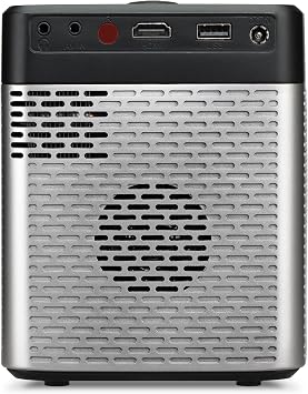GPX 720p Vertical Projector with Bluetooth Transmitter, Silver/Black, PJ504S