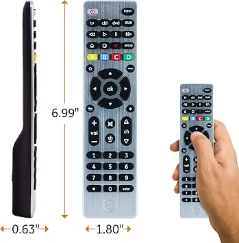 GE Universal Remote Control for Samsung LG RokuTV Vizio Sony Philips Sharp
