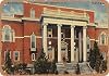 7 x 10 METAL SIGN - South Carolina Postcard - Fine Arts Building GWC of Furman University, Greenville, S. C. - Vintage Rusty Look