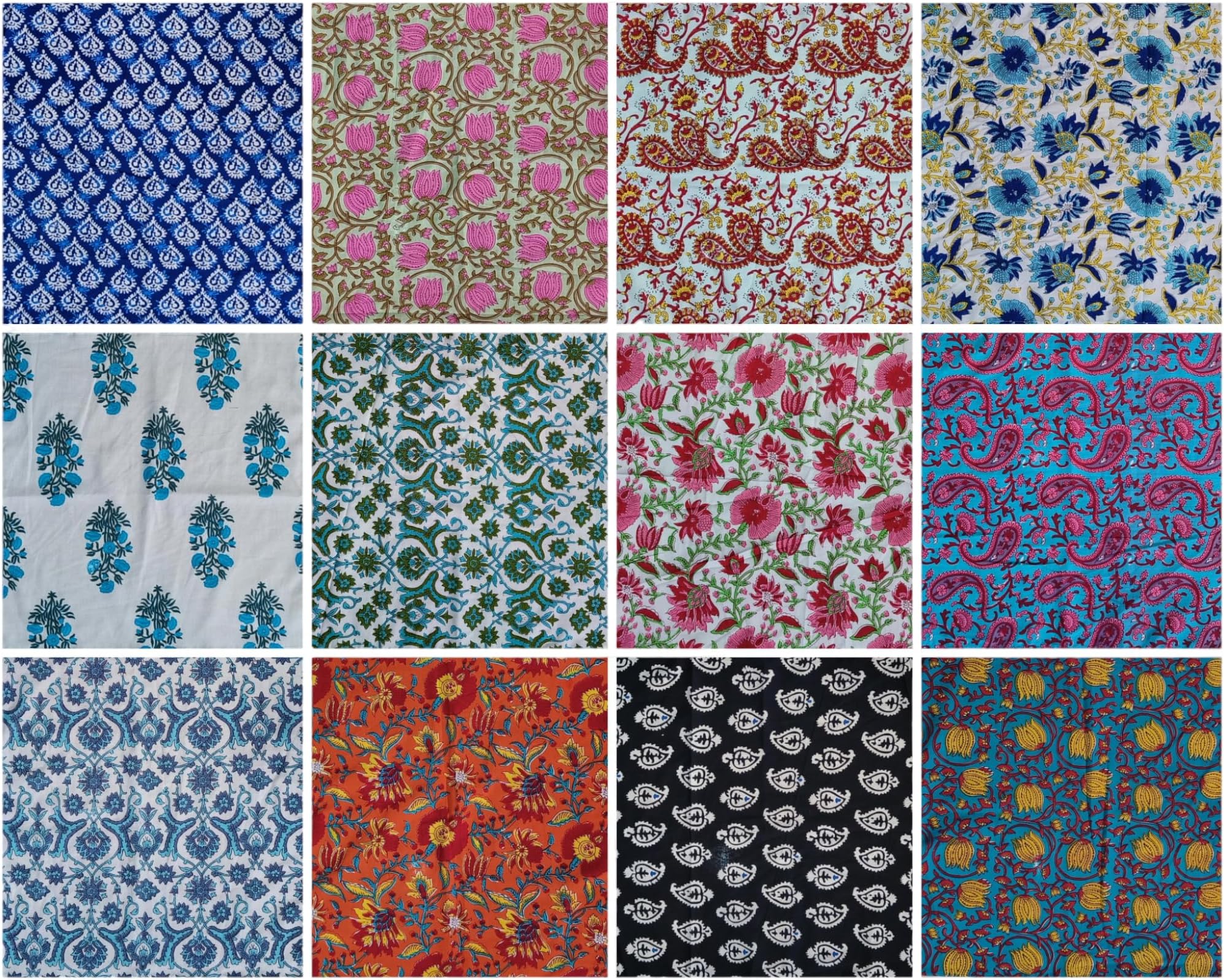 Newbridge Melody Boho Patchwork Spring Floral Fabric