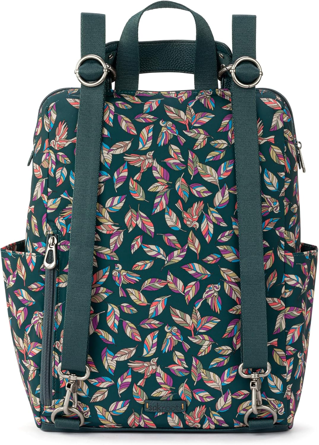 The Sak Womens Loyola Convertible Backpack Marine Treehouse One-Size