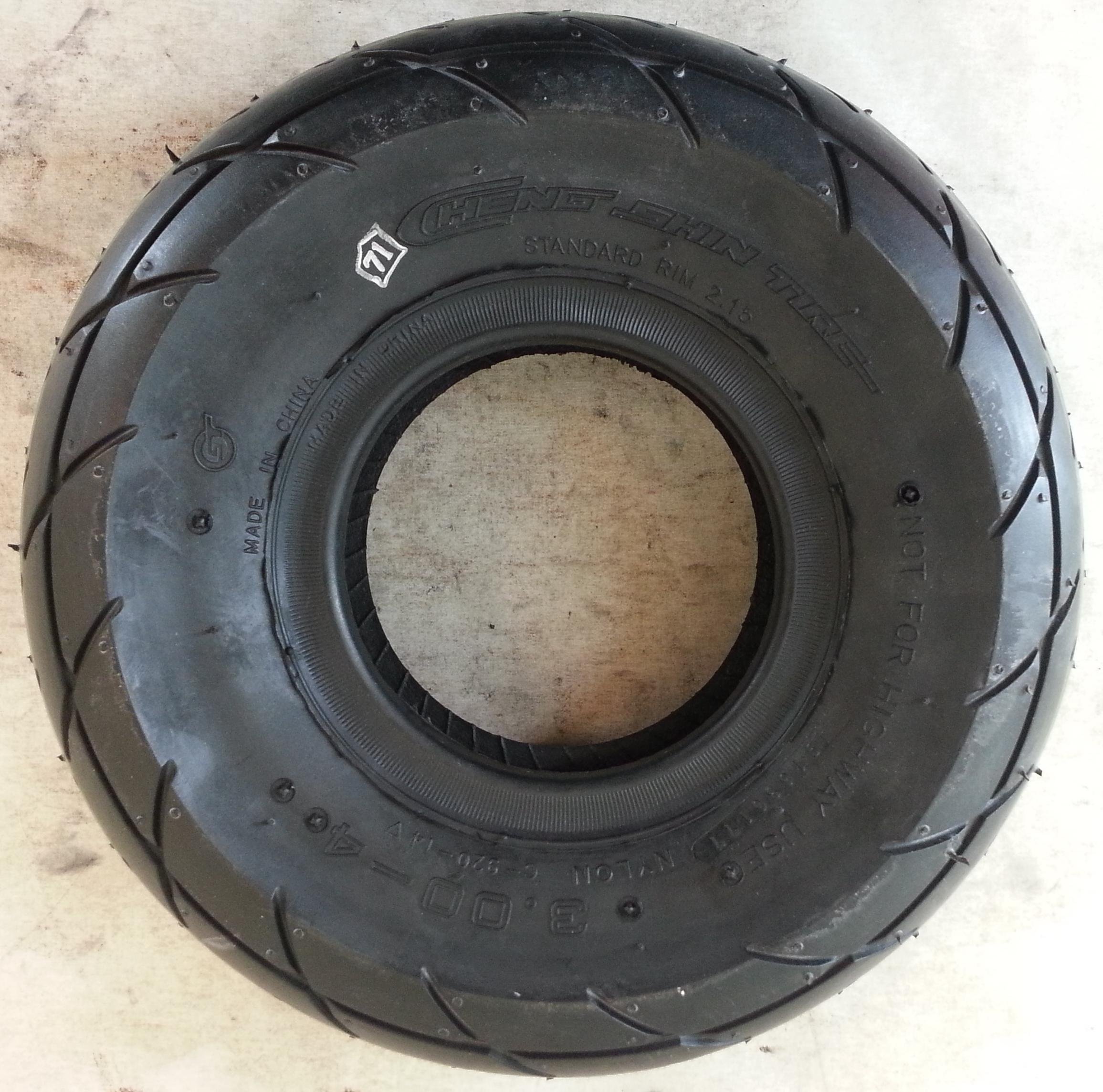 Copertone pneumatico 3.00-4 MINIMOTO CARRELLI ATV 1 gomma CHENG SHINN TIRE