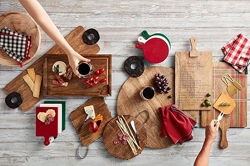 Miniatura 3 de Mud Pie Juego de tablero de Navidad, rectángulo 9 14" x 5 14", rectangular