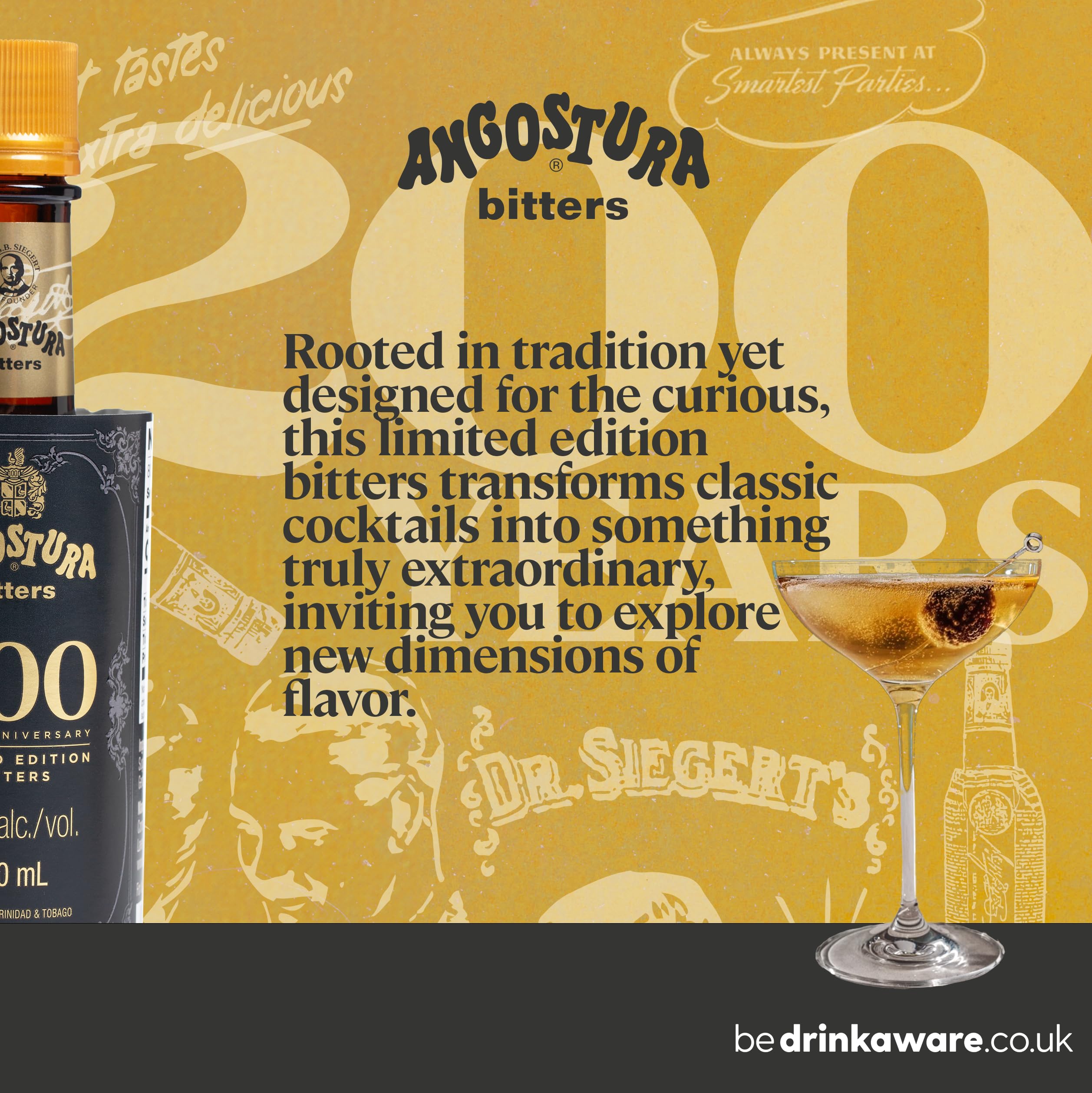 Angostura Bitters 200 years Limited Edition (1 x 0.2l)