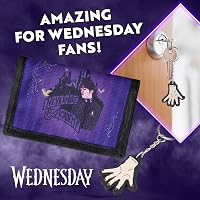 Amazon.com: Wednesday Wallet and Thing Keyring Set for Girls and