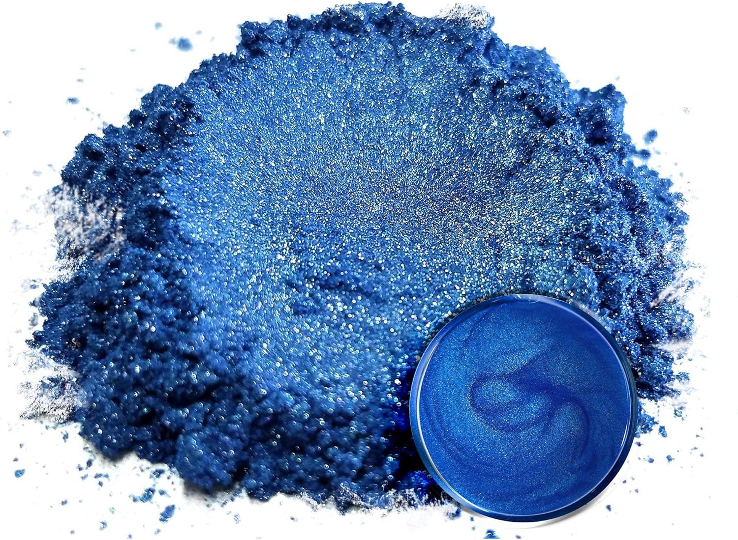 Eye Candy Pigments Premium Blue Mica Powder - Ocean Blue (50gr) - for Epoxy, Resin, Soap, Paint, Woodworking, Acrylic Pouring, Bath Bombs, Fishing Lures - DIY Arts and Crafts Additive - Image 6
