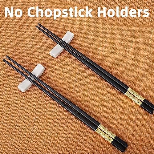 Miniatura 7 de Youda Palillos de metal reutilizables chinos, estilo japonés, palillos de dragón, juego de regalo chino, juego de chuletas de fibra de vidrio, apto