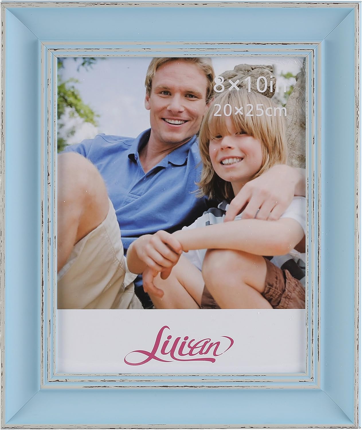Lilian Vintage Pink Display 8x10 Desk/Wall Photo Frame - Wall Mounting Material Included(3-Pack)