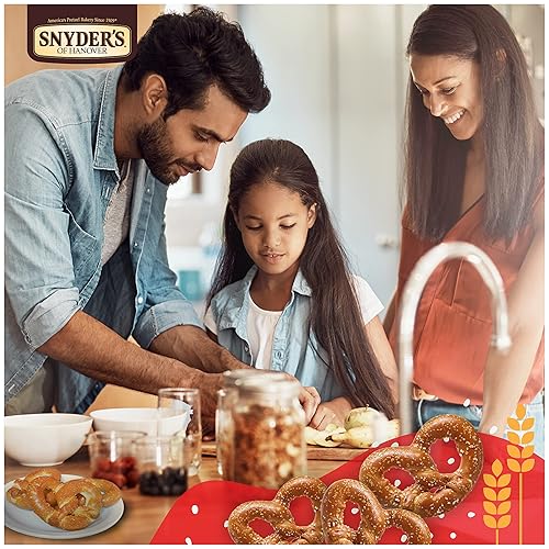 Miniatura 16 de Snyder's of Hanover Pretzels, pretzels duros de masa madre, caja de 13.5 onzas